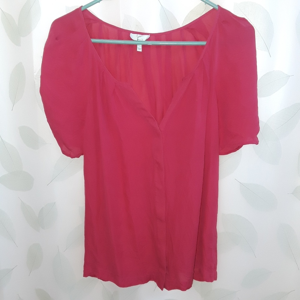 Red Joie Silk Blouse